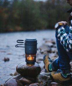 Esbit CS985HA 5-Piece Lightweight Trekking Cook Set with Brass Alcohol Burner Stove 5 - Piece Cook Set Only 16 91yANM5tqsL