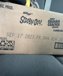 Kellogg's SCOOBY-DOO! Baked Graham Cracker Snacks, Lunch Snacks, Snack Crackers, Cinnamon (40 Pouches) 19 91yCRdnLEEL