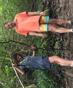 Cascade Mountain Tech Trekking Poles - Carbon Fiber Walking or Hiking Sticks with Quick Adjustable Locks Green 63 91yIegop3bL