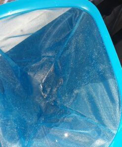 U.S. Pool Supply Professional Spa, Hot Tub, Pool Hand Leaf Skimmer Net with 12" Aluminum Pole - Deep Ultra Fine Mesh Netting Bag Basket, Clean the Finest Debris - Pond Small Kid Kiddie Inflatable Pool 12" Pole 23 91yRrF3FXL