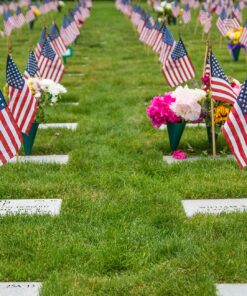 GIFTEXPRESS 12-Pack, Proudly MADE IN U.S.A. 8x12 Inch Spearhead Handheld American Stick Flags/Grave marker American Flags/USA Stick Flag (12) 22 91yXQZJ9bRL