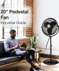 Alternative view of Air King 9420 20-Inch Industrial Grade Pedestal Fan