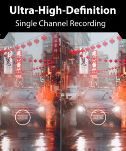 Rexing V1P Pro Dual 1080p Full HD Front and Rear 170° Wide Angle Wi-Fi Car Dash Cam with Built-in GPS Logger, Supercapacitor, 2.4" LCD Screen, G-Sensor, Loop Recording, Mobile App, Parking Monitor 19 91yxEhCbElL