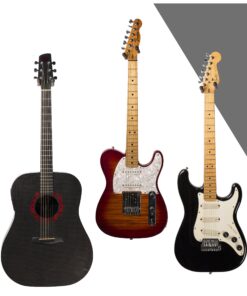 String Swing CC01K-BW Guitar Hanger and Guitar Wall Mount Bracket Holder for Acoustic and Electric Guitars Black Walnut 27 91z4ZAPoj0L