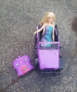 Jada Toys GIRLMAZING Jeep R/C Vehicle (1:16 Scale), Purple 55 91z7adDO9 L