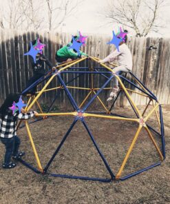 EASY OUTDOOR Space Dome Climber – Rust and UV Resistant Steel – 1000 lb. Capacity – for Kids Ages 3 to 9 53 91z8CHaqW7L