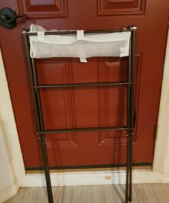 Household Essentials 5175 Collapsible Expandable Metal Clothes Drying Rack, Antique Bronze, STORAGE 28 91zLwWC4PL