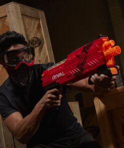 Nerf Rival Atlas XV- 1200 Blaster Toy, Red Standard Packaging 26 91zW09AZ 2L
