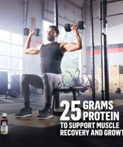 Muscle Milk Genuine Protein Shake, Strawberries 'N Crème, 25g Protein, 14 Fl Oz, 12 Pack 13 91zWOLDo18L