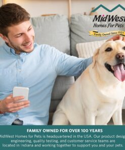 MidWest Homes for Pets Deluxe Dog Beds | Super Plush Dog & Cat Beds Ideal for Dog Crates | Machine Wash & Dryer Friendly, 1-Year Warranty,Gray Gray 22-Inch 22 91zZiyXGXkL 6