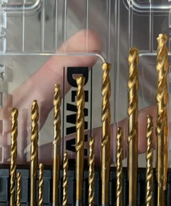 DEWALT Titanium Nitride Coated Drill Bit Set, Pilot Point, 21-Piece (DW1361) 21-Piece Drill Bit Set 40 91ziY0s4QiL
