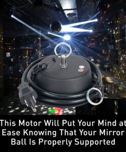 American DJ heavy duty mirror ball motor 3rpm for up to a 12" mirror ball and under 0 16 91zl5oZFw3L