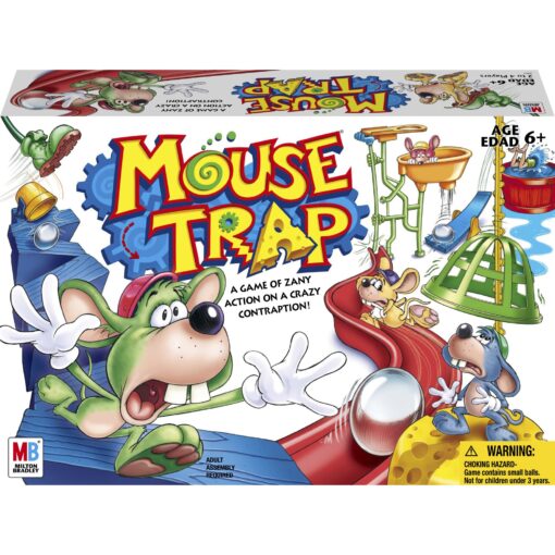 Hasbro Gaming Mouse Trap Kids Board Game, Family Board Games for Kids, Kids Games for 2-4 Players, Family Games, Kids Gifts, Ages 6 and Up (Amazon Exclusive) Standard