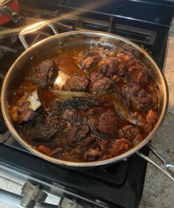 Cuisinart Stainless Steel, 5.5 Quart Sauté Pan w/ Cover, Helper Handle, Chef's Classic, 733-30H 28 91zyQjIKX7L