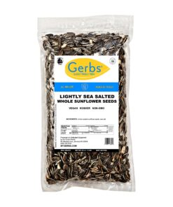 Lightly Sea Salted Sunflower Seed in Shell by Gerbs - 2 LBS - Top 11 Food Allergen Free & Non GMO - Premium Dry Roasted Seeds – COG USA Light Sea Salt 2 Pound (Pack of 1) 23 91zzFjtSFTL