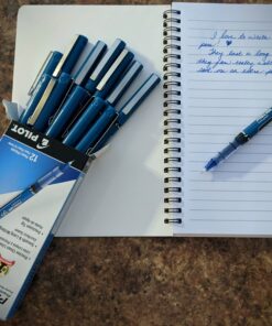 Pilot, Precise V7, Capped Liquid Ink Rolling Ball Pens, Fine Point 0.7 mm, Blue, Pack of 12 14 A1 0ZLVUt9L