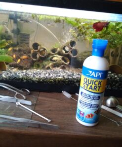 API QUICK START Freshwater and Saltwater Aquarium Nitrifying Bacteria 16-Ounce Bottle 32 A1 8U3IOfL