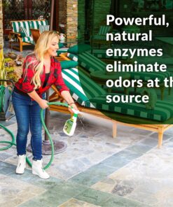 Simple Green Outdoor Odor Eliminator for Pets, Dogs, 1 gallon Refill - Ideal for Artificial Lawns & Patio, Milky White 25 A1 Eh1AW96S