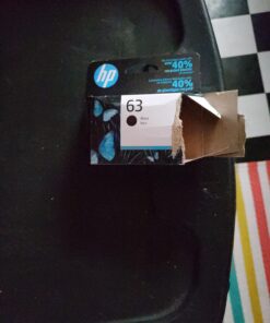 HP 63 Black Ink Cartridge | Works with HP DeskJet 1112, 2130, 3630 Series; HP ENVY 4510, 4520 Series; HP OfficeJet 3830, 4650, 5200 Series | Eligible for Instant Ink | F6U62AN 45 A1 Mk8UtY1L