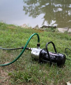 Alternative view of WAYNE PLS100 1 HP Portable Stainless Steel Lawn Sprinkling Pump