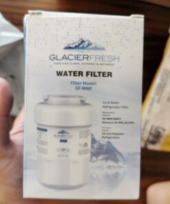GLACIER FRESH MWF Water Filters for GE Refrigerators, NSF 42 Replacement for SmartWater MWFP, MWFA, GWF, HDX FMG-1, WFC1201, RWF1060, 197D6321P006, Kenmore 9991, 1 Pack 1 Count (Pack of 1) White 50 A10f5XUvN3L
