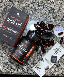 Sports Research Antarctic Krill Oil Omega 3 Softgels 1000mg (Double Strength) with Phospholipids, Choline & Astaxanthin - Sustainably Sourced, Non-GMO Verified & Gluten Free - 60 Capsules 60 Count (Pack of 1) 30 A11EL1iUg2L 1