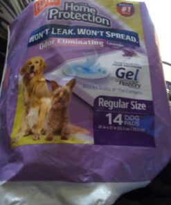 Hartz Home Protection Lavender Scented Dog Pads, 50 count, Super Absorbent & Won't Leak, Odor Eliminating 21 x 21 (50 count) 37 A11Ypt7pkeL 2