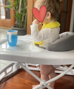 Joovy Spoon Baby Walker & Activity Center Featuring Three Adjustable Heights, Tough Luggage Grade Seat Material, and 30 lb Weight Capacity - JPMA Safety Certified (Charcoal) Charcoal 39 A11ZRNm3blL 1