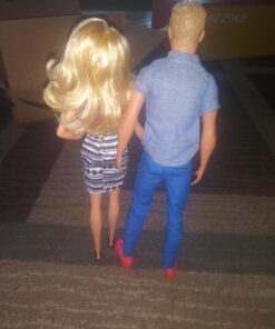 Barbie Dolls, Barbie and Ken Doll 2-Pack Featuring Blonde Hair and Bright Colorful Clothes, Kids Toys (Amazon Exclusive) 20 A11cLU7tvuL