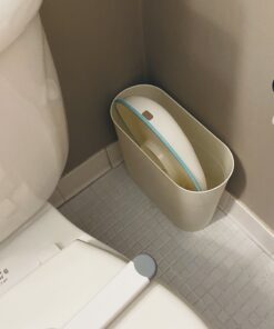 Potty Training Seat for Boys And Girls, Fits Round & Oval Toilets, Non-Slip with Splash Guard, Includes Free Storage Hook - Jool Baby Aqua 44 A11fE6mKphL