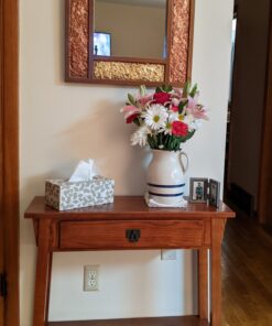 Leick Home Favorite Finds Mission, 10 in x 30 in x 28 in, Russet/Blackened Console Table 32 A12bmuHapPL