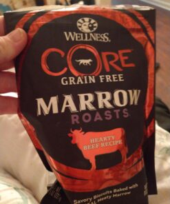 Wellness CORE Healthy Joints Crunchy Dog Treats (Previously Marrow Roasts), Natural Grain-Free Treats, Made with Real Meat, No Artificial Flavors (Beef, 8-Ounce Bag) 64 A12yGqus6uL