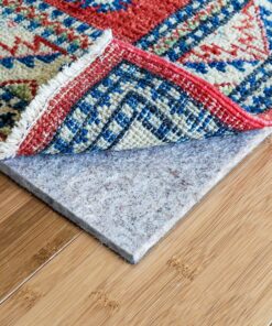 RUGPADUSA - Ultra Black - 8'x10' - 1/4" Thick - Felt + Rubber - Non-Slip Cushion Rug Pad - Available in 2 Thicknesses, Safe for Hardwood and All Surfaces 8' x 10' Felt + Rubber- 1/4" Thick 16 A134dxzYsgL