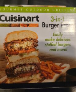 Cuisinart CSBP-100 3-in-1 Stuffed Burger Press, Black 3-in-1 Burger Press 85 A13bgHZqSJL