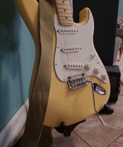 Fender Leather Strap Red/Black 49 A13vthAuJNL