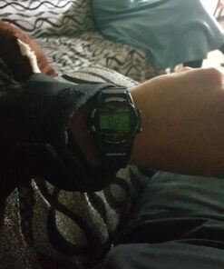 Timex Men's T5K463 Expedition Atlantis Black Resin Strap Watch 34 A14bp7WB5DL