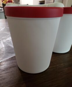 StarPack Ice Cream Containers for Homemade Ice Cream (2 Pcs) - Reusable Ice Cream Storage Containers for Freezer - Leak-Free Ice Cream Containers with Lids (Silicone) - 1 Liter per Ice Cream 2 Pc Set (Large) 36 A14fYh7hojL
