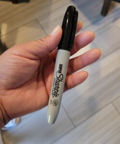 Sharpie Super Permanent Markers, Broad Fine Tip, Black, 12 Count Marker 17 A14xuwxRrpL