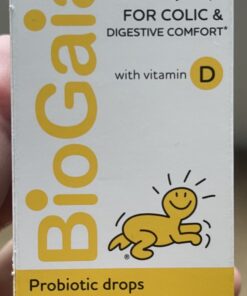 BioGaia Protectis Baby Probiotic Drops + Vitamin D | Reduces Colic, Gas & Spit-ups | Healthy Poops | Reduces Crying & Fussing & Promotes Digestive Comfort | Newborns, Babies & Infants | 0.34 oz 0.34 Fl Oz (Pack of 1) 32 A15UmVUknL