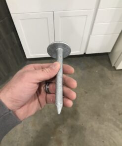 Galvanized Survey Markers - 12 Pack - Low Profile Survey Stakes (Plain) 16 A15e53naTwL