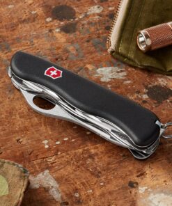 Alternative view of Victorinox Swiss Army One-Hand Trekker Multi-Tool Pocket Knife Black