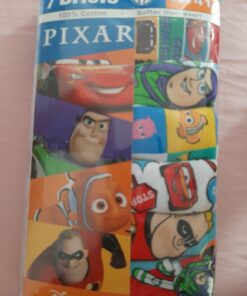 Disney Boys' Pixar 100% Combed Cotton Briefs with Cars, Toy Story, Nemo, Monsters Inc & The Incredibles in Sizes 2/3t and 4t 4 7-pack 21 A16siwNIFDL