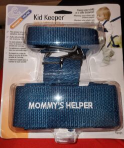 Toddler Leash & Harness for Child Safety - Keep Kids & Babies Close - Padded Shoulder Straps for Children's Comfort - Fits Toddlers w/ Chest Size 14-25.5 Inches - Kid Keeper by Mommy's Helper (Blue) 39 A175xPXYFuL