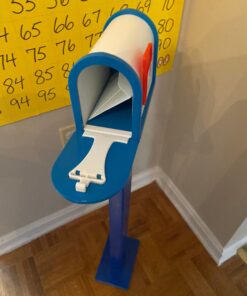 Melissa & Doug My Own Wooden Mailbox Activity Set and Educational Toy With Reusable Letters And Post Cards, Pretend Play Mailbox For Preschoolers And Kids Ages 4+ 30 A17ME8 EeIL 1