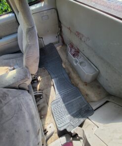 OxGord Universal Fit 3-Piece Full Set Ridged Heavy Duty Rubber Floor Mat - (Black) 3 PC Ridged Black 24 A17sSuIpuvL