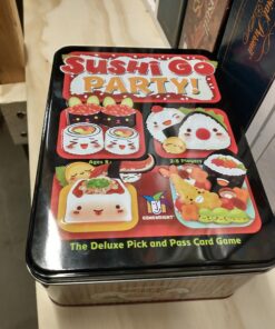Sushi Go Party! - The Deluxe Pick & Pass Card Game by Gamewright, Multicolored Go Party! 46 A17v2TlheyL