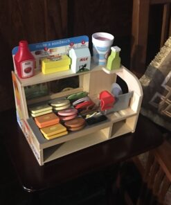 Melissa & Doug Felt Food Sandwich Play Food Set (33 pcs) - Felt Sandwich Play Set For Kids Kitchen, Pretend Play Sandwich, Felt Sandwich Toy For Toddlers Kids Ages 2+,Orange Felt Play Food 49 A19DFkkT7TL