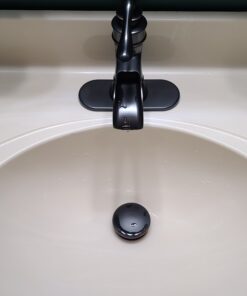 KES Bathroom Faucet Vessel Vanity Sink Pop Up Drain Stopper with Overflow Oil Rubbed Bronze, All Metal Rustproof Brass and 304 Stainless Steel, S2008A-ORB With Overflow, 1 Pack 54 A19rC5NRxCL