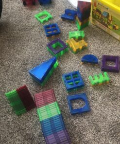 MAGBLOCK 120 PCS Magnetic Blocks, Magnetic Tiles Building Blocks for Kids Toys Magnet Toys Set 3D Building Blocks for Toddler Boys and Girls 120pcs magnetic tiles 37 A1AB6NpLwpL