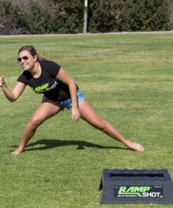 RampShot Standard Set - Game for The Backyard, Beach, Park, Indoors - Portable and Easy to Carry Includes 4 Balls, Stickers and Rule Book 20 A1AhiL4jAwL